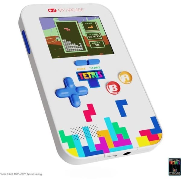 Retrogaming-konsol - My Arcade - Go Gamer Classic Portable Tetris - Retrogaming-spel - 6 cm högupplöst skärm (+300 spel ingår)