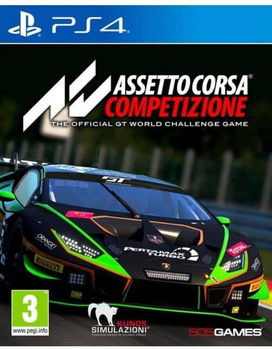 Racingsimuleringsspel - Assetto Corsa - Competizione - PS4 - GT3 - Realistiskt - Multiplayer