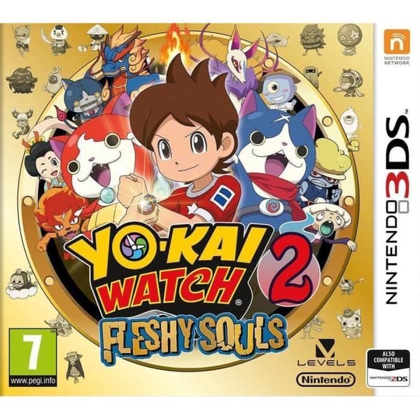 YO-KAI WATCH 2: FLESHY SOULS (3DS) - Nintendo - Rollspel - Nivå 5 - 7 april 2017 - I kartong