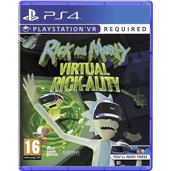 TV-spel - Rick and Morty - Virtual Rick Ality - PS4 - VR Adventure - Playstation VR-kompatibel