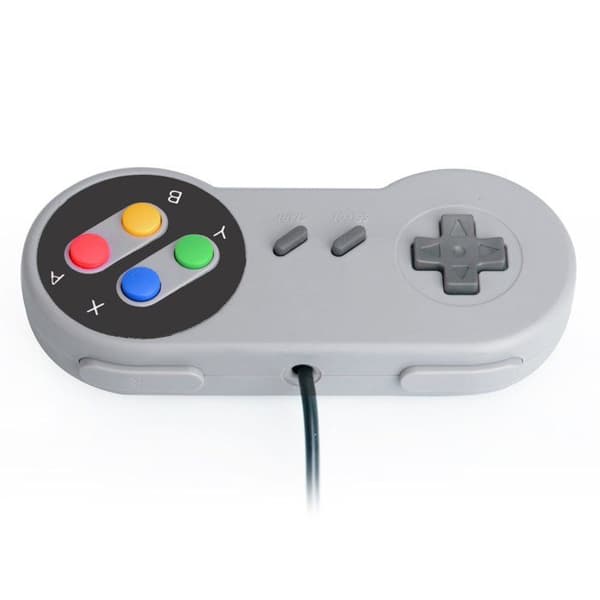 Rii - GP100 - Spel - Ett par USB-kontroller Kompatibel med PC (Windows, Mac, Linux) och TV Box (Android, Raspberry Pi)