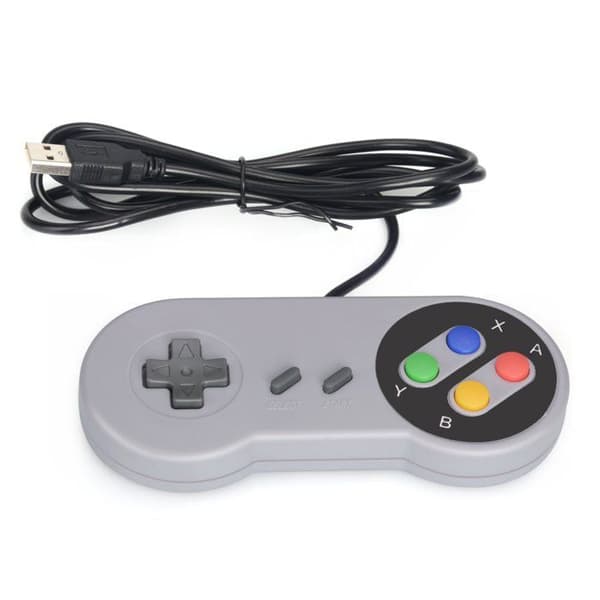 Rii - GP100 - Spel - Ett par USB-kontroller Kompatibel med PC (Windows, Mac, Linux) och TV Box (Android, Raspberry Pi)