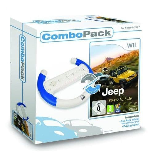 JEEP SPÄNNINGAR + Volant / Wii-spelkontroll