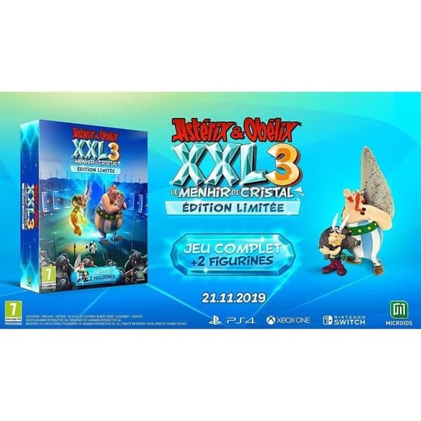 Asterix & Obelix XXL 3 The Crystal Menhir Limited Edition Switch Game
