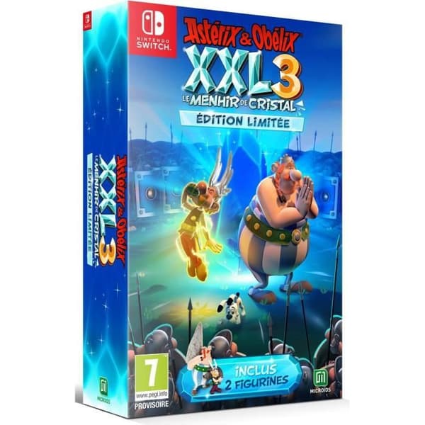 Asterix &amp; Obelix XXL 3 The Crystal Menhir Limited Edition Switch Game