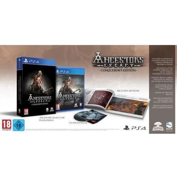 Videospel - Justforgames - Ancestors Legacy Edition Conqueror - Strategi - PS4 - PEGI 18+