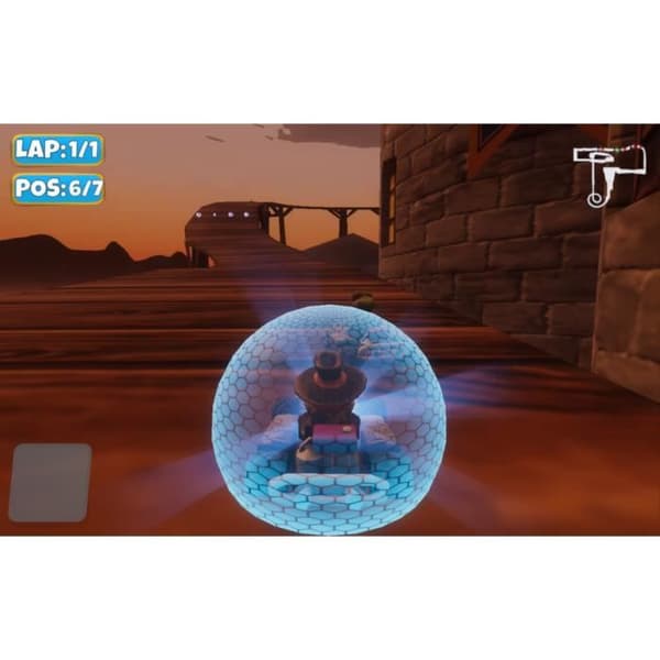 Kurs - Nintendo SWITCH - Moorhuhn Crazy Chicken Kart 2 - 6 konkurrenter - Standard - Spel - Kassett