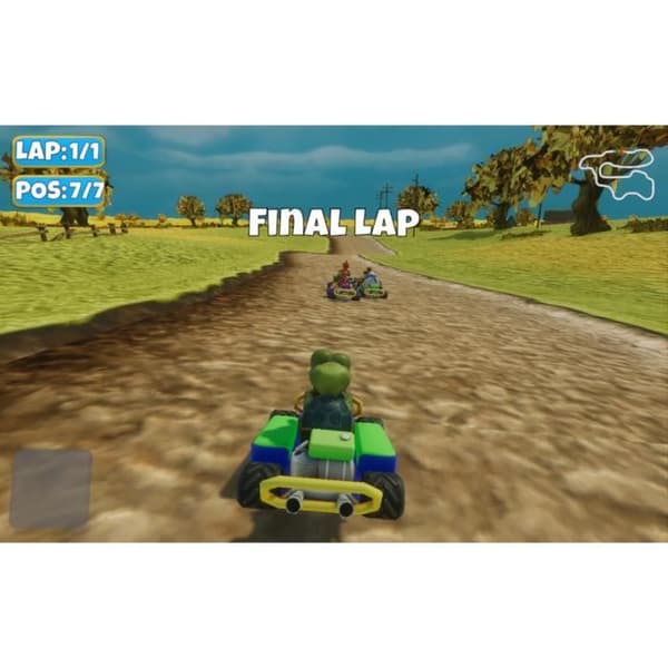 Kurs - Nintendo SWITCH - Moorhuhn Crazy Chicken Kart 2 - 6 konkurrenter - Standard - Spel - Kassett
