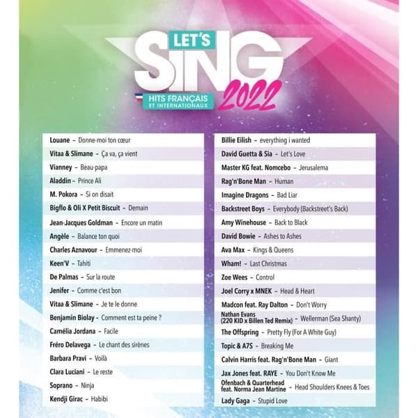 Let's Sing 2022 - 2 Mics PS5-spel
