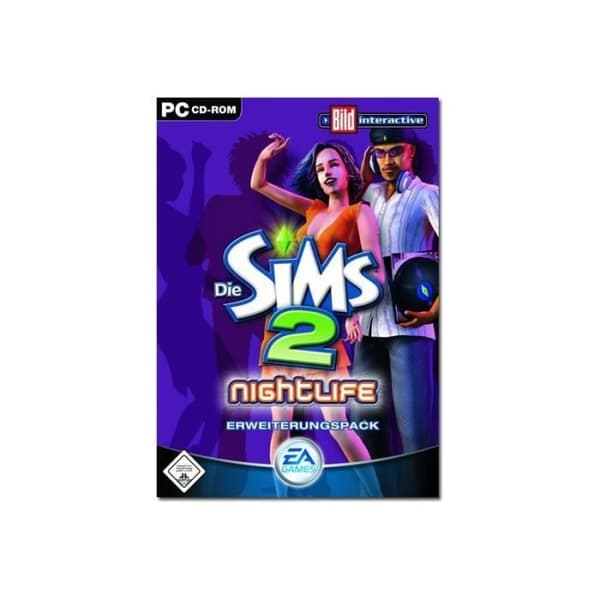 Extension Die Sims 2 - EA - Nightlife - PC - CD - Tysk - Bundle - PEGI 12+