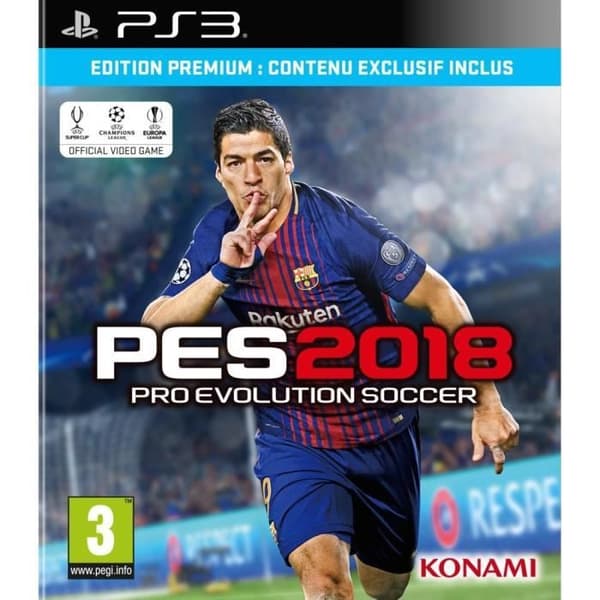 PES 2018 Premium D1 Edition PS3- USED