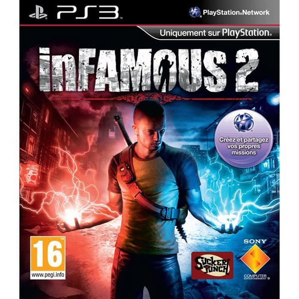 INFAMOUS 2 / PS3 konsolspel- USED