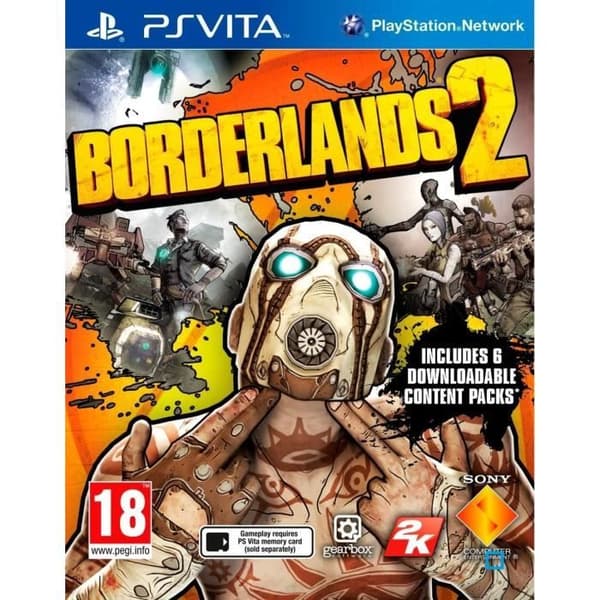 Borderlands 2 PS Vita-spel- USED