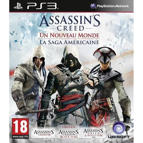Sammanställning Assassin's Creed American Saga PS3- USED