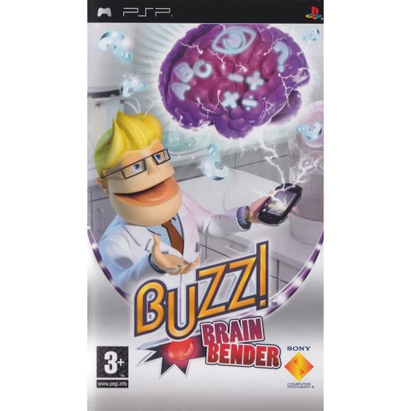 Buzz Brain Bender Playstation Portable PSP Nordic (Brugt)