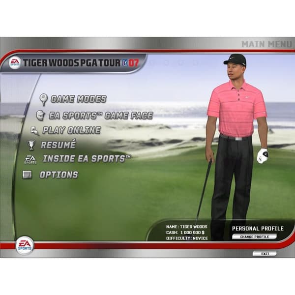 Tiger Woods PGA Tour 07 Playstation Portable PSP Swedish (Brugt)