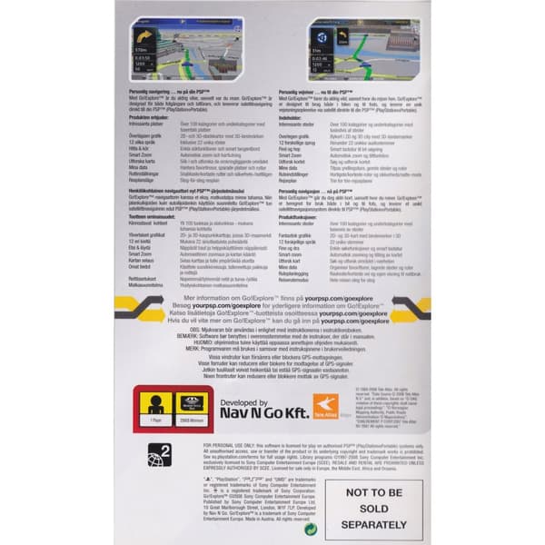 Go Explore Playstation Portable PSP Bundle Copy Nordic (Brugt)