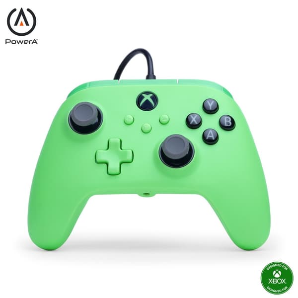 PowerA - Advantage Plus Wired Controller - Green Meadow - Green/Black (Xbox Series X)