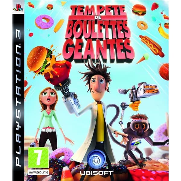 STORMSKULOR AV GIGANTISKA KÖTTBULLAR / PS3 KONSOL SPEL- USED