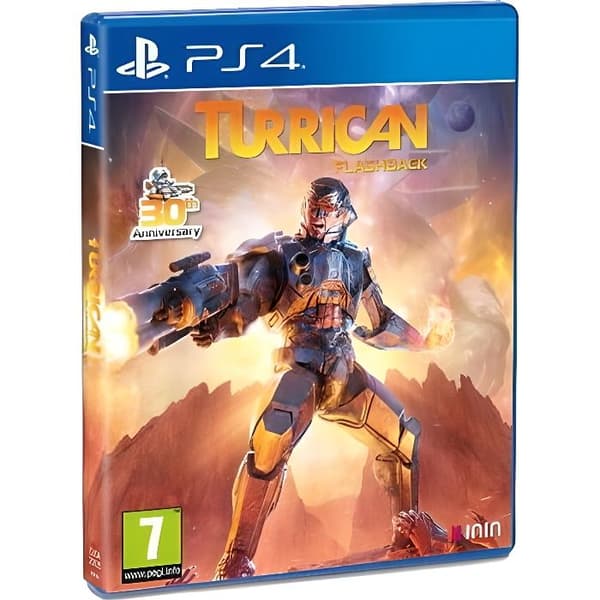 Turrican Flashback på PS4, ett actionspel för PS4.
