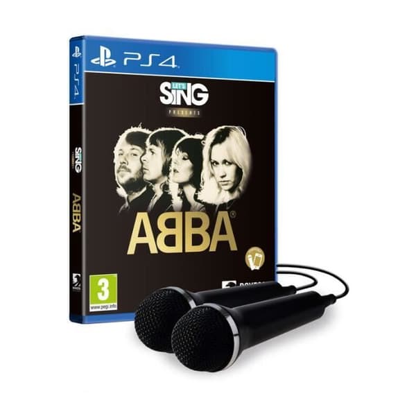 Let's Sing Presents Abba + 2 mikrofoner-spel-PS4