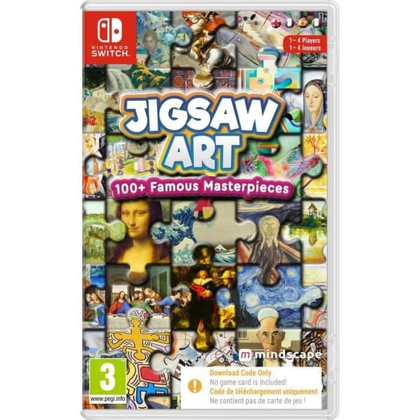 Pussel - Mindscape - Jigsaw Art: 100+ kända mästerverk - oktober 2020