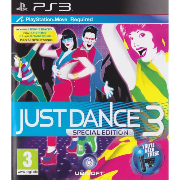 Just Dance 3 Special Edition Playstation 3 PS3 Move (Brugt)