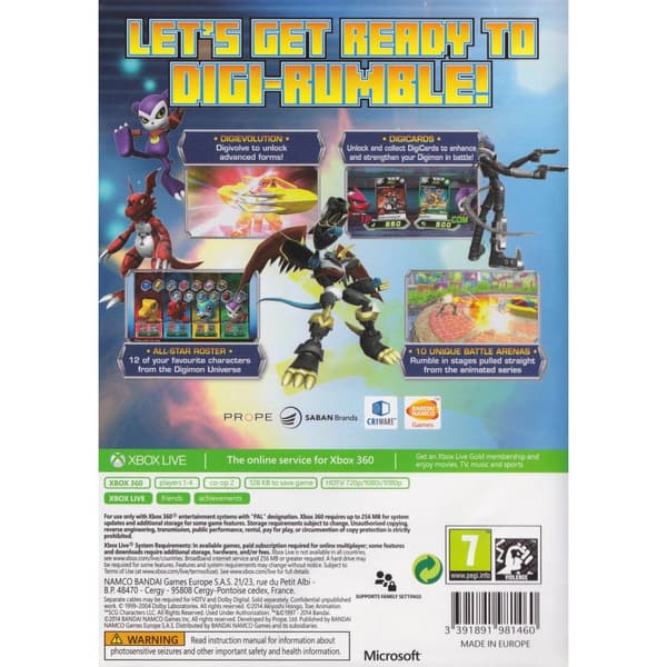 Digimon All Star Rumble Xbox 360 (Begagnad)