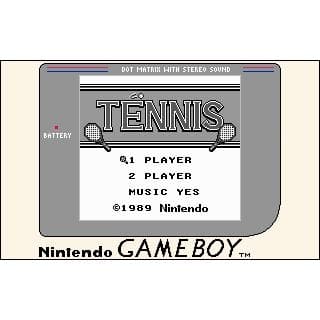Tennis Gameboy EUR (Brukt)