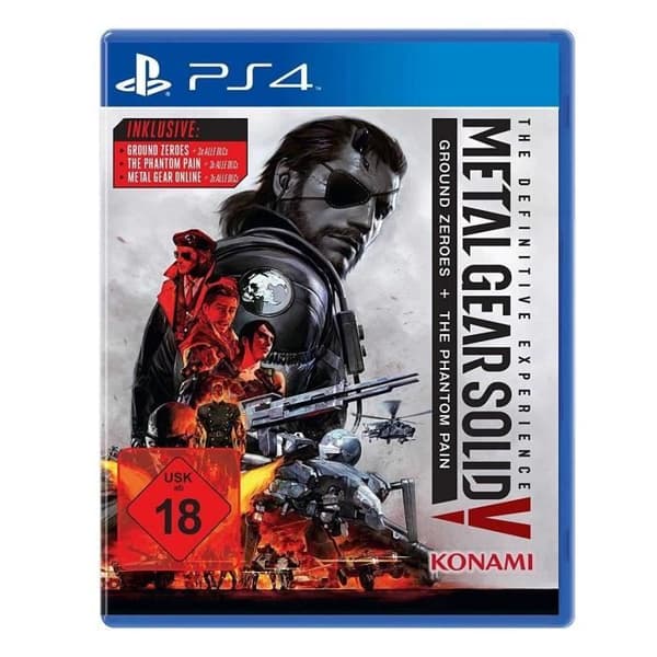 MGS 5 PS-4 DEFINITIVE EXP. METALL GEAR SOLID 5 + SLIDA NOLLAR + DLC