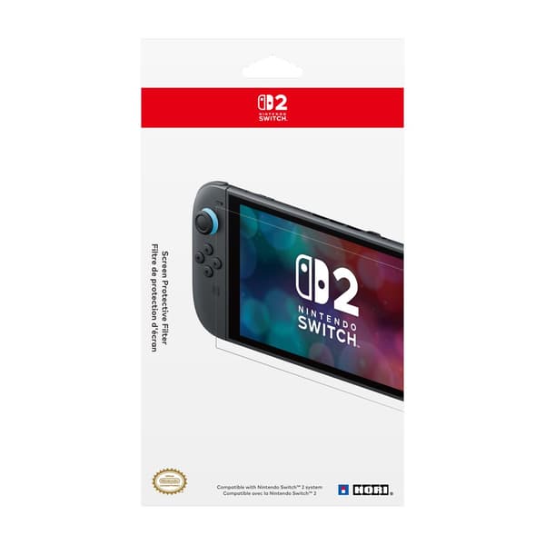 HORI - Screen Protective Filter for Nintendo Switch 2 - Transparent (Nintendo Switch 2)