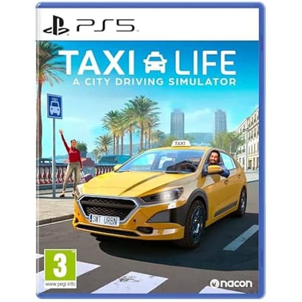 Simulatorspel - Taxi Life - PS5 - Utforska Barcelona - Anpassa din taxi - Specialuppdrag
