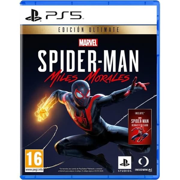 Sony PlayStation 5 videospel MARVEL SPIDERMAN MILES MORALES ULT ED