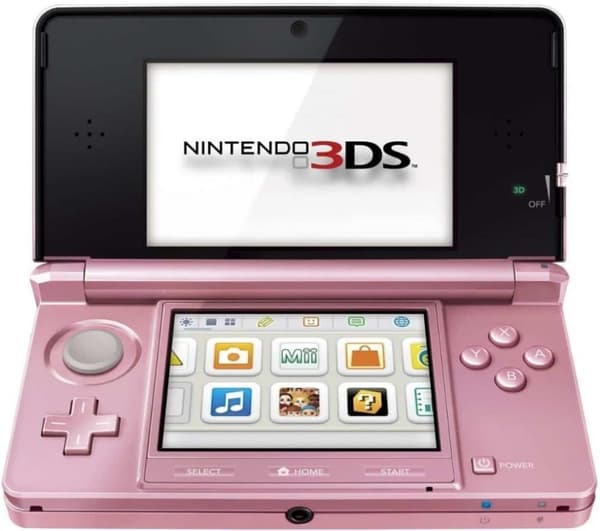 Nintendo 3DS basenhet - Coral Pink - Nintendo 3DS (kÃ¤ytetty)