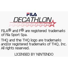 FILA Decathlon Gameboy Advance (Begagnad)