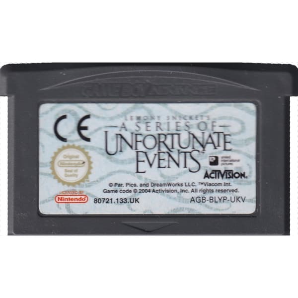 Lemony Snickets A Series of Unfortunate Events Gameboy Advance (Käytetty)