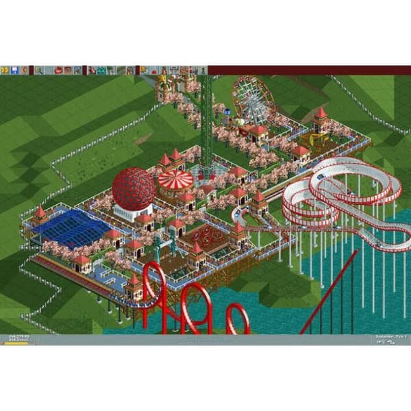 Videospel - Rollercoaster Tycoon - Deluxe - Simulering - PS4 - 200 åkattraktioner