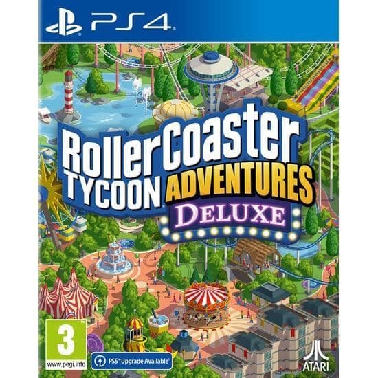 Videospel - Rollercoaster Tycoon - Deluxe - Simulering - PS4 - 200 åkattraktioner