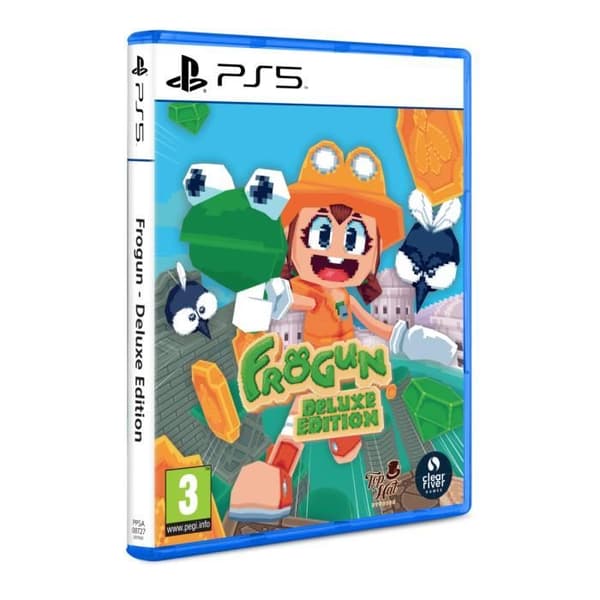 Frogun Deluxe Edition plattformsspel för PS5 - Boxed - oktober 2021