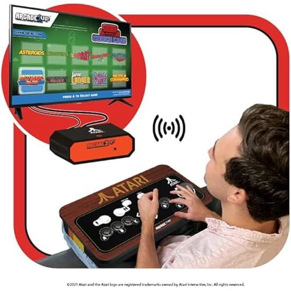 Spelkonsol - Arcade1Up - ATARI COUCHCADE - 10 spel - trådlös