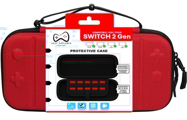 Deep Explorer - Protective case Red (Nintendo Switch 2)