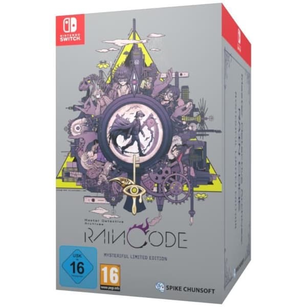 Master Detective Archives: RAIN CODE - "Mysteriful" Limited Edition • Nintendo Switch-spel- USED