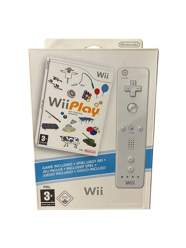 Wii Plat Box med Handkontroll - Nintendo Wii