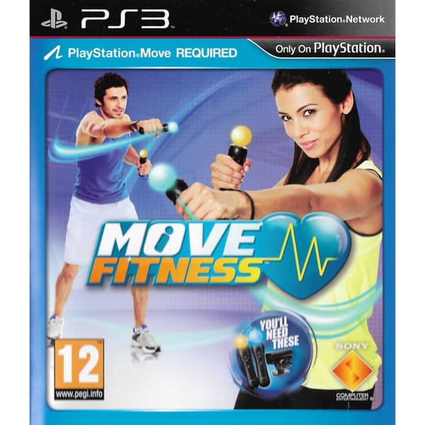 Move Fitness Playstation 3 PS3 Move Nordic (Begagnad)