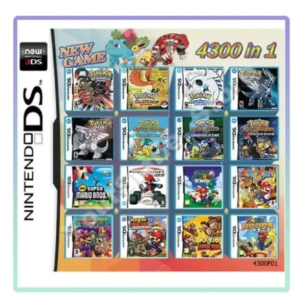 4300 in 1 Nintendo DS, 3DS, DS Lite Compilation Game Cartridge Video Games