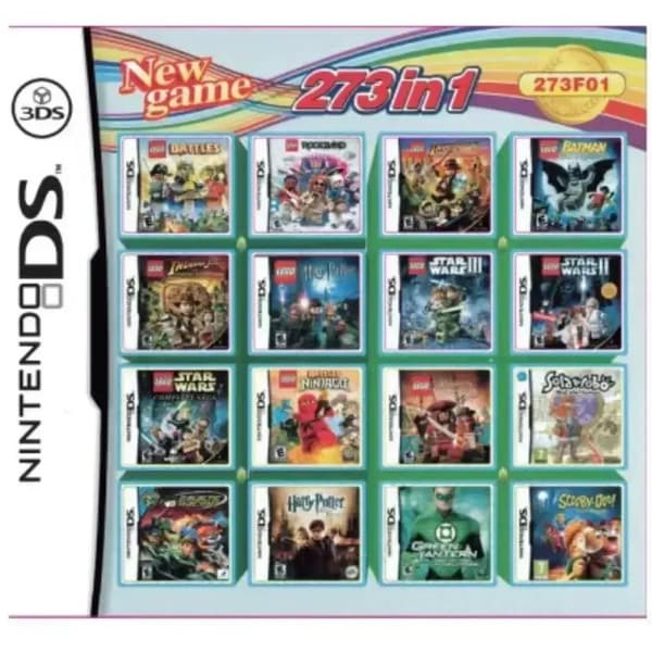 273 in 1 Nintendo DS, 3DS, DS Lite Compilation Game Cartridge Video Games