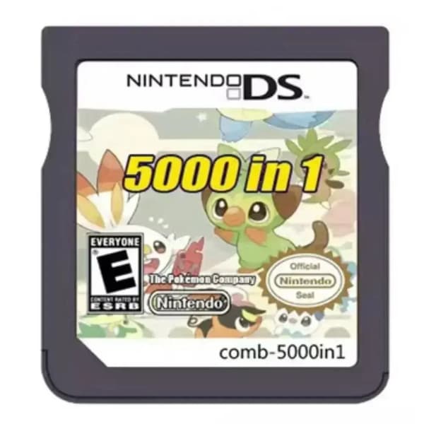 5000 in 1 Nintendo DS, 3DS, DS Lite Compilation Game Cartridge Video Games