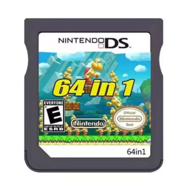64 in 1 Nintendo DS, 3DS, DS Lite Compilation Game Cartridge Video Games