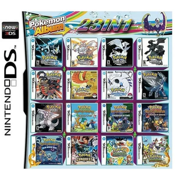 23 in 1 Nintendo DS, 3DS, DS Lite Compilation Game Cartridge Video Games