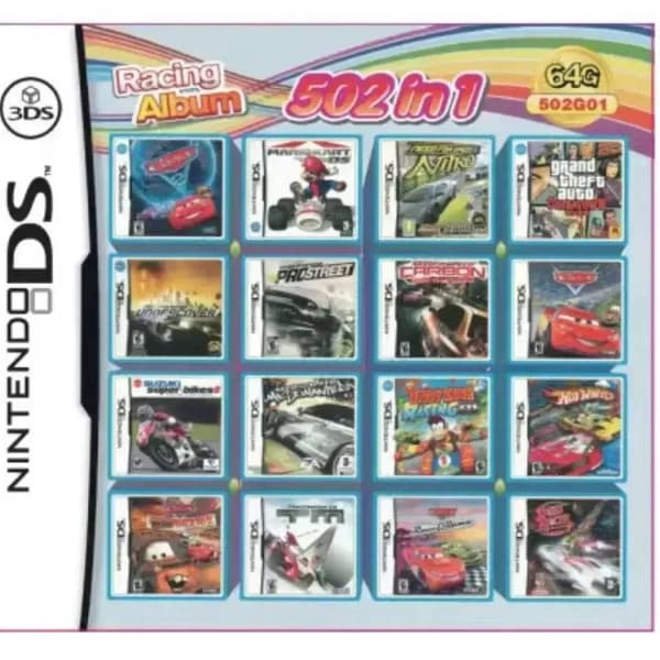 502 in 1 Nintendo DS, 3DS, DS Lite Compilation Game Cartridge Video Games
